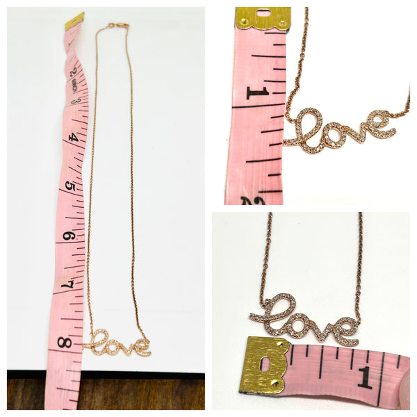 Rose Gold Love Necklace