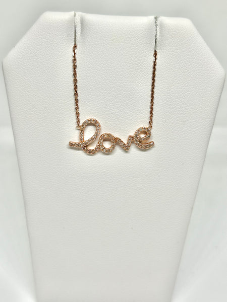 Rose Gold Love Necklace