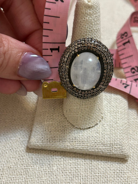 Moonstone Cocktail Ring