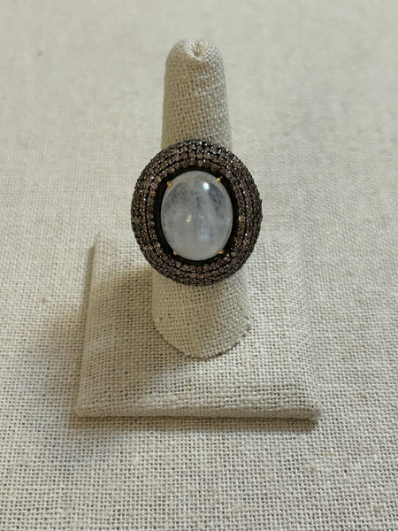 Moonstone Cocktail Ring