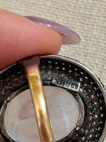 Moonstone Cocktail Ring