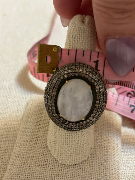 Moonstone Cocktail Ring