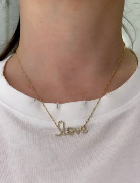 Rose Gold Love Necklace