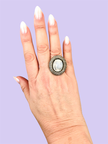 Moonstone Cocktail Ring